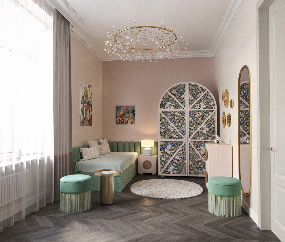 Обложка проекта: Детская комната для юной леди, ЖК Суббота, Москва