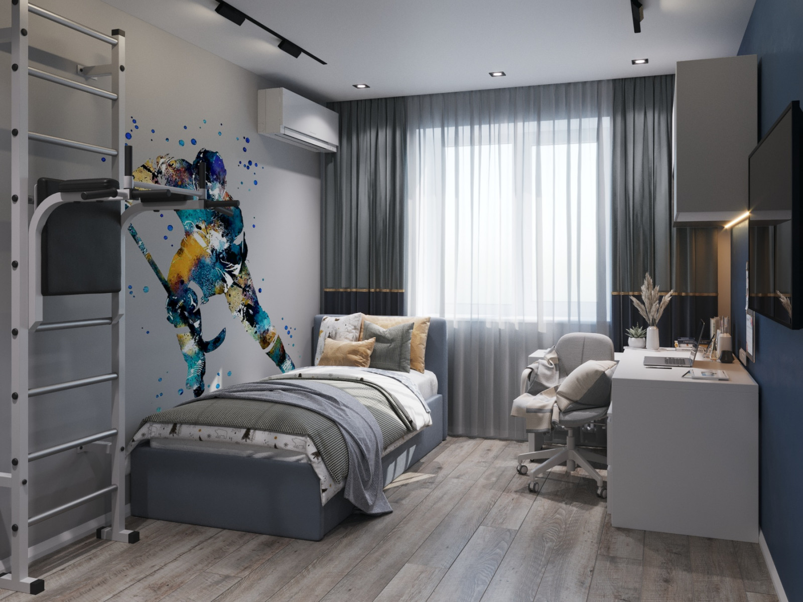 Проект в кирпичном доме 89 года постройки, 94 кв.м