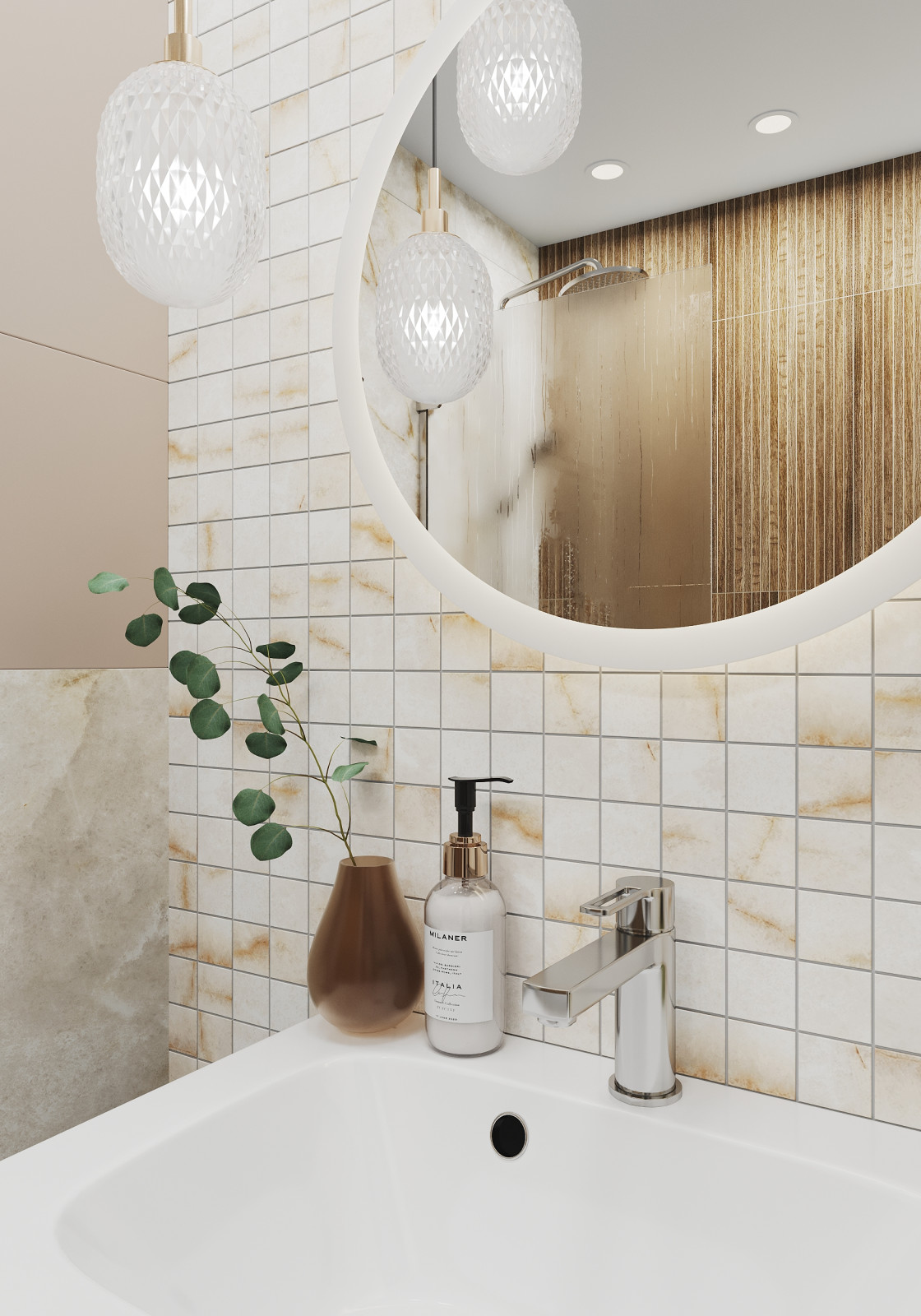 Дизайн квартиры в ЖК "Дома цвета кофе"