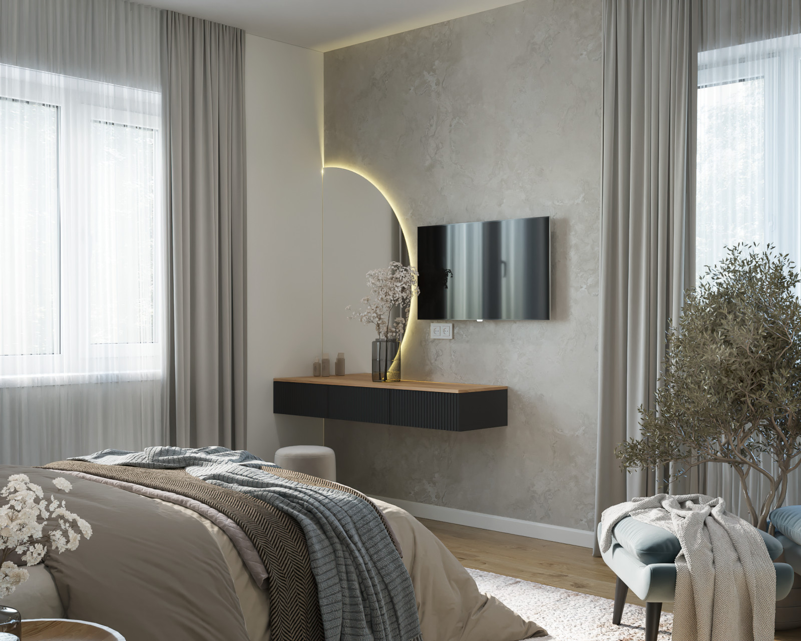 Проект части дома в Подмосковье 155 кв.м