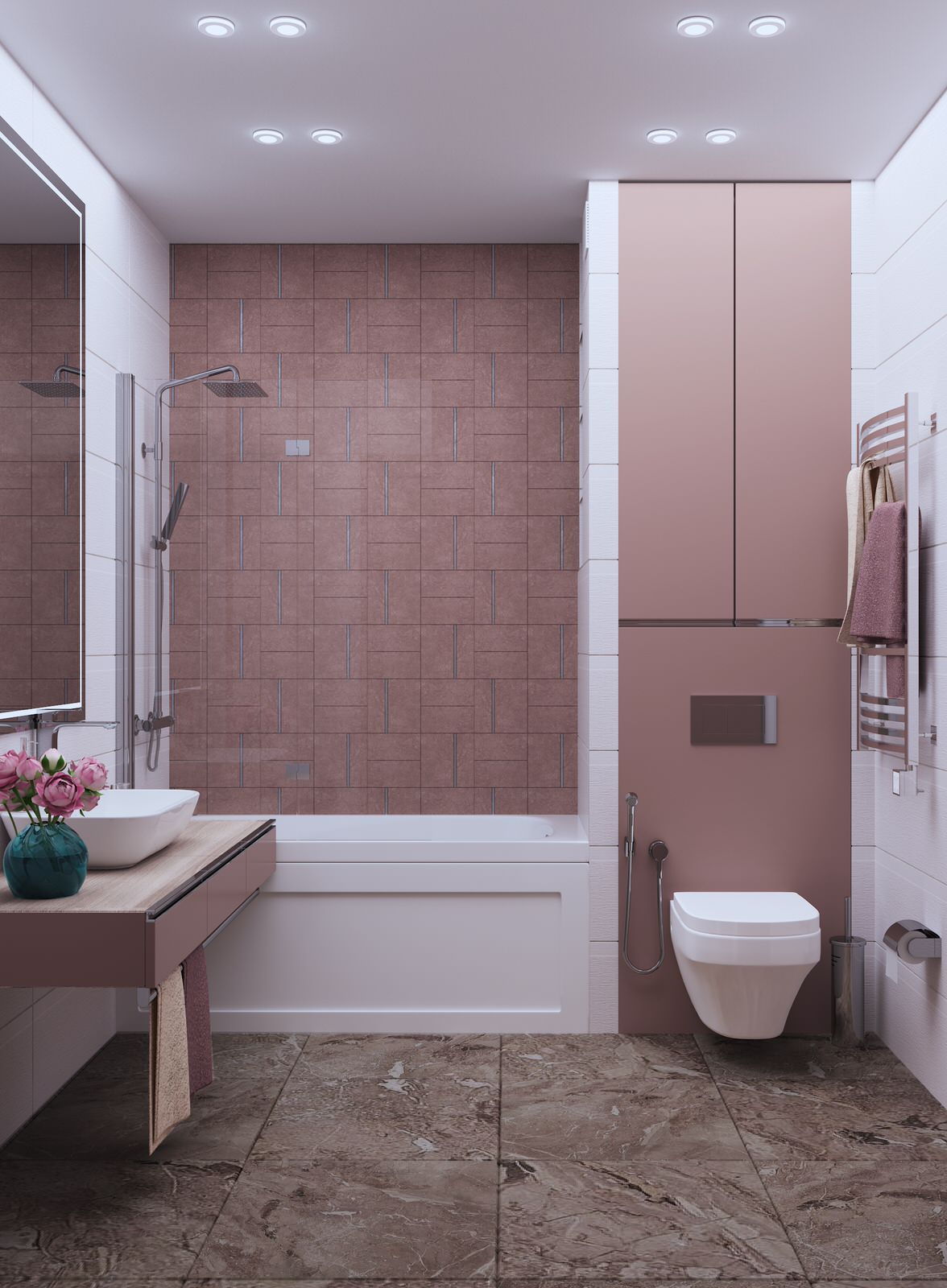 Трехкомнатная квартира в современном стиле