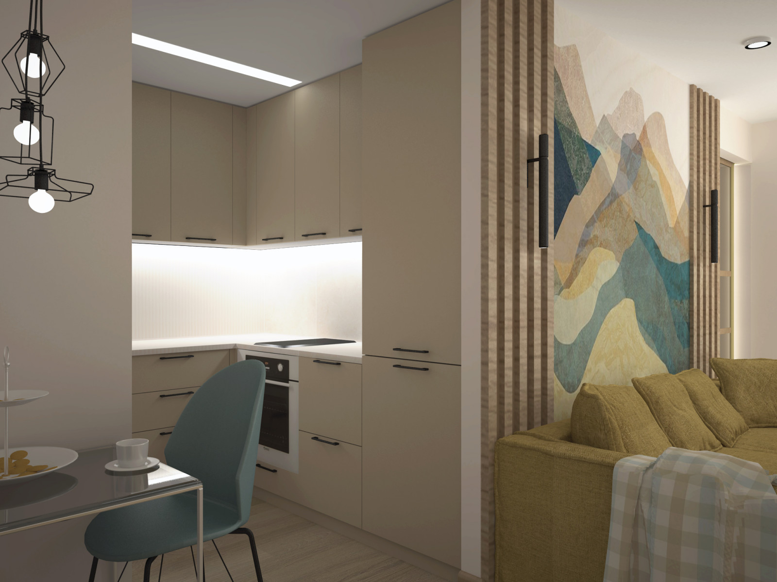 Однокомнатная квартира для девушки