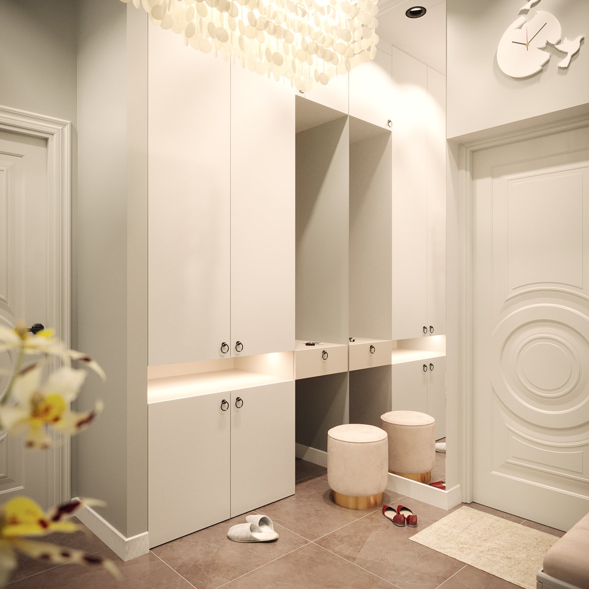 Дизайн интерьера двухкомнатной квартиры 73 м2