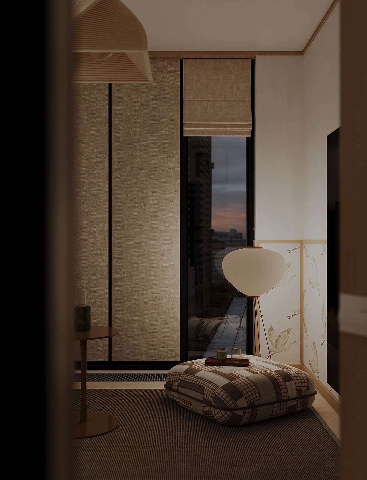 Обложка проекта: Гостиная с аистами