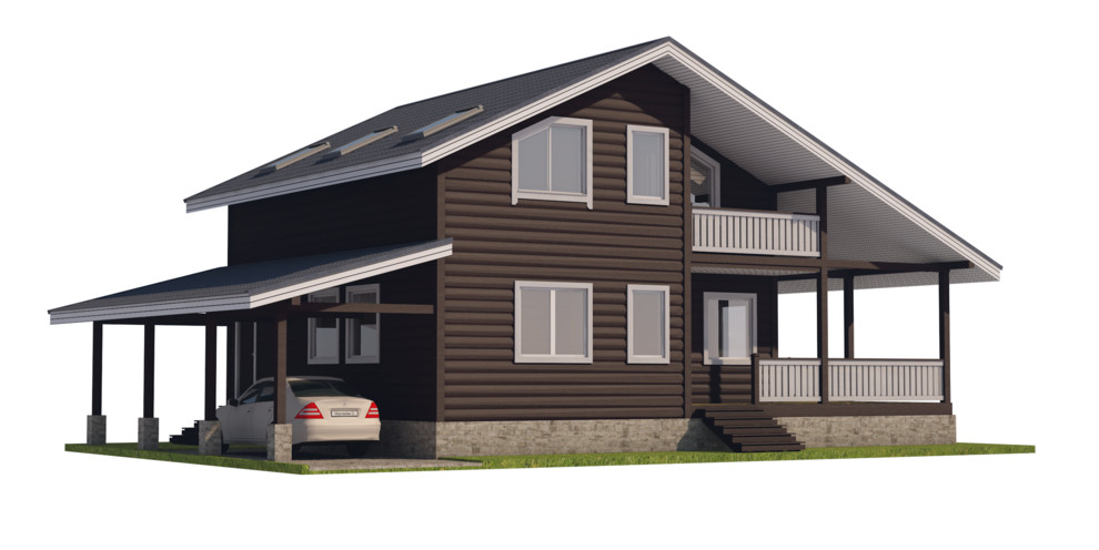 Обложка проекта: Каркасный дом