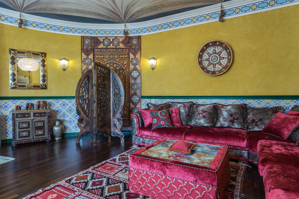 Домашний кинотеатр в восточном стиле