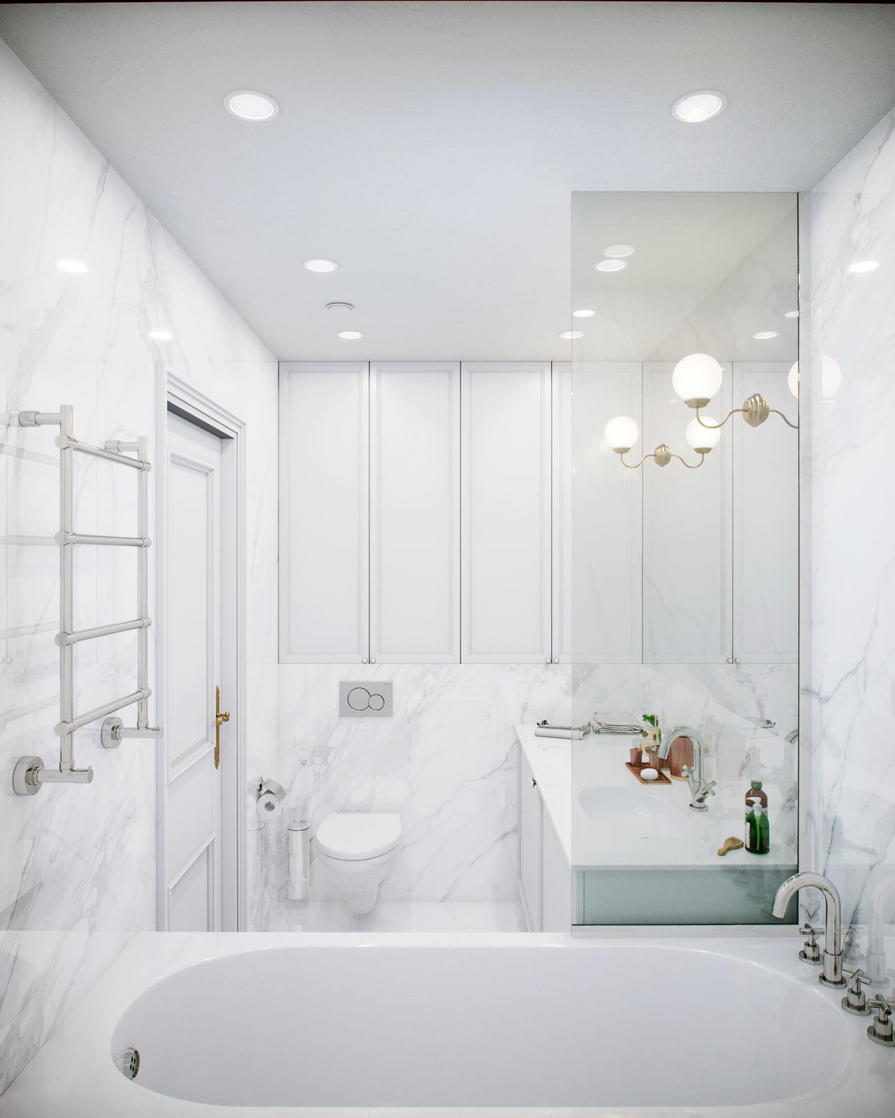 Однокомнатная квартира в классическом стиле