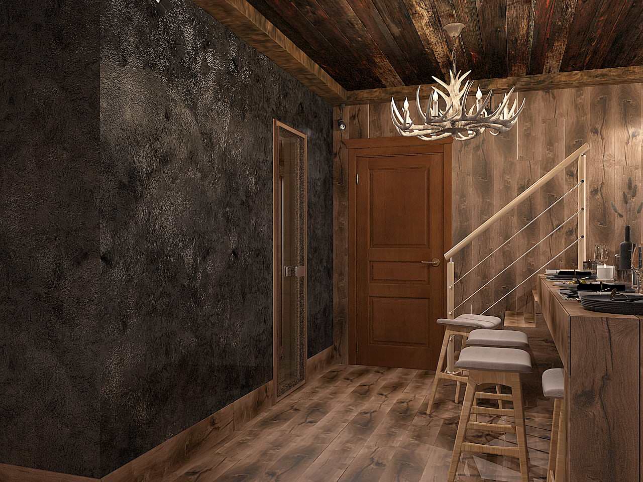 Коттедж. Шале на Волге