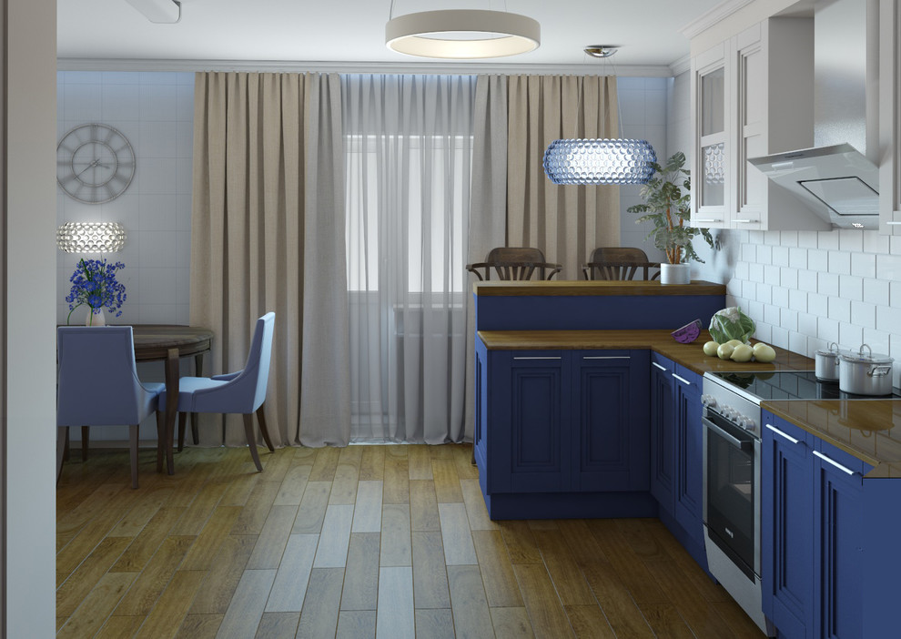 Кухня с барной