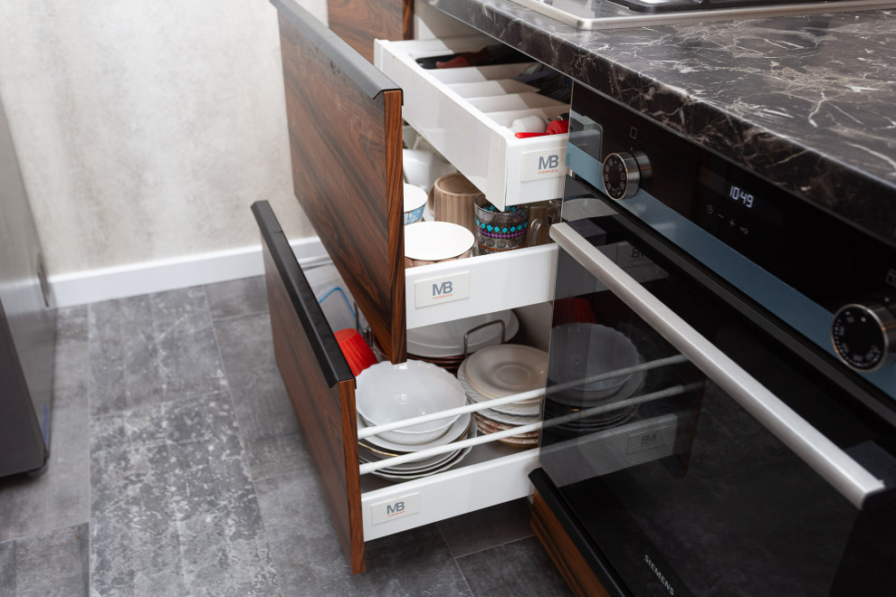 Кухня из шпона