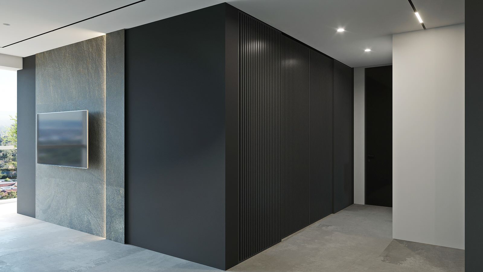 Олива в бетоне