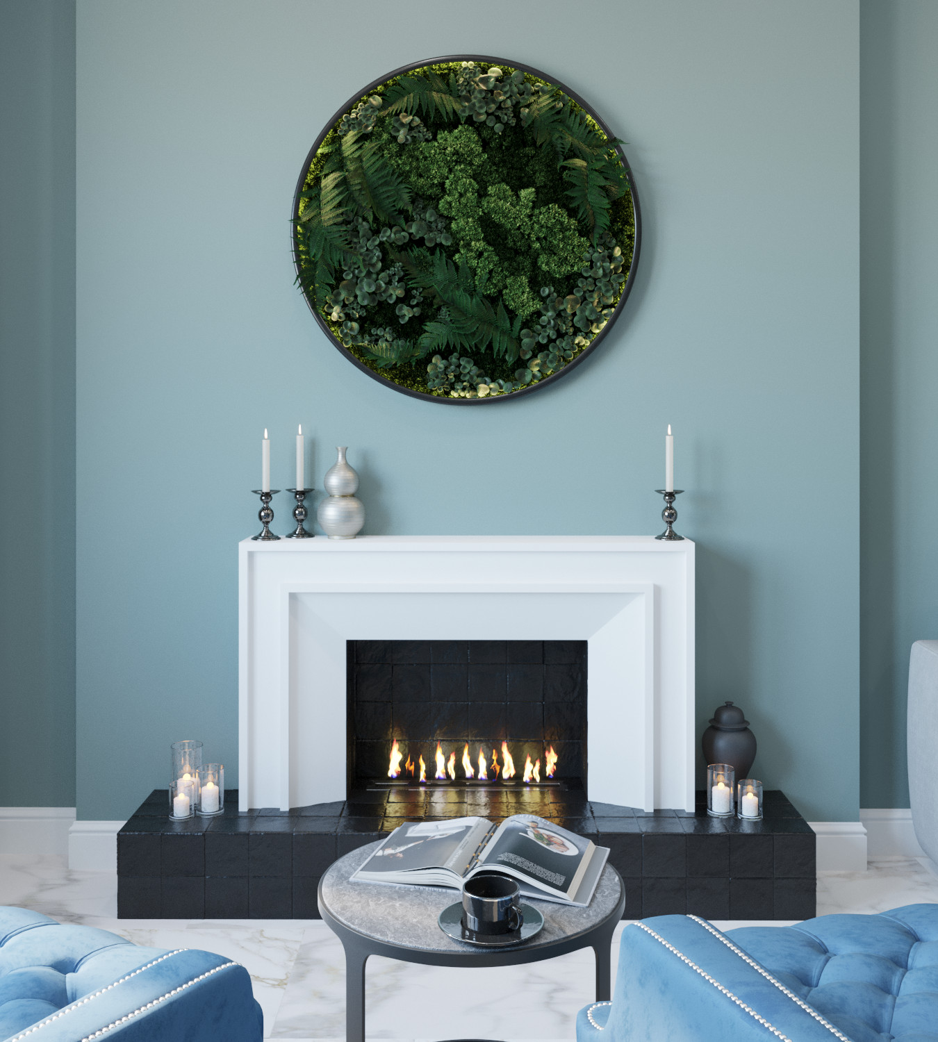 Квартира в стиле "Американская классика" (65 м2)