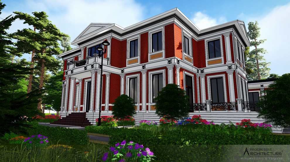 Загородный дом в классическом стиле