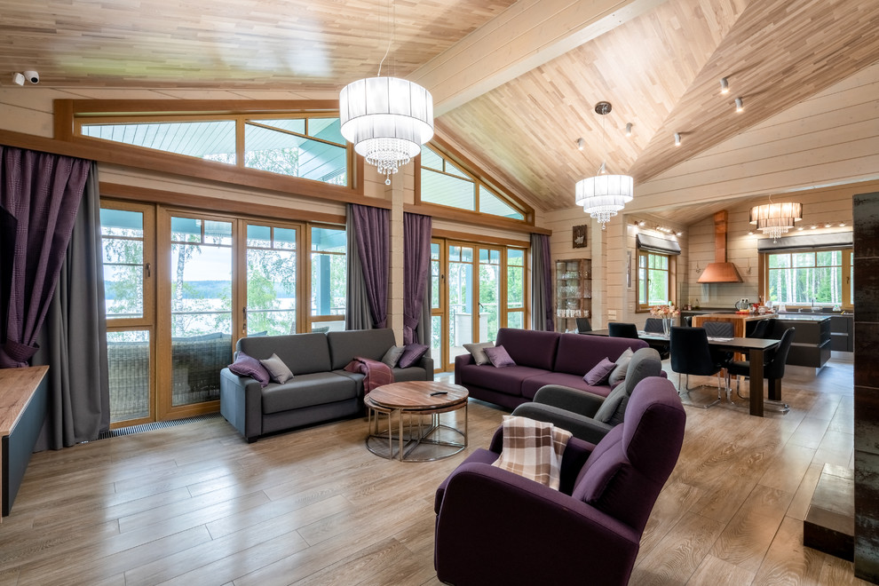 Обложка проекта: Деревянный дом в современном стиле