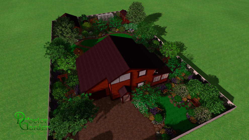 Сад для большой семьи