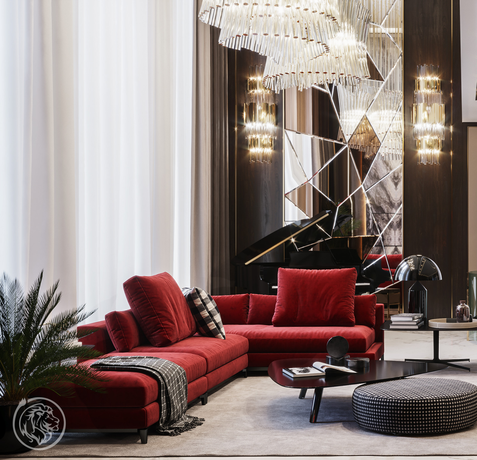 Гостиная в доме