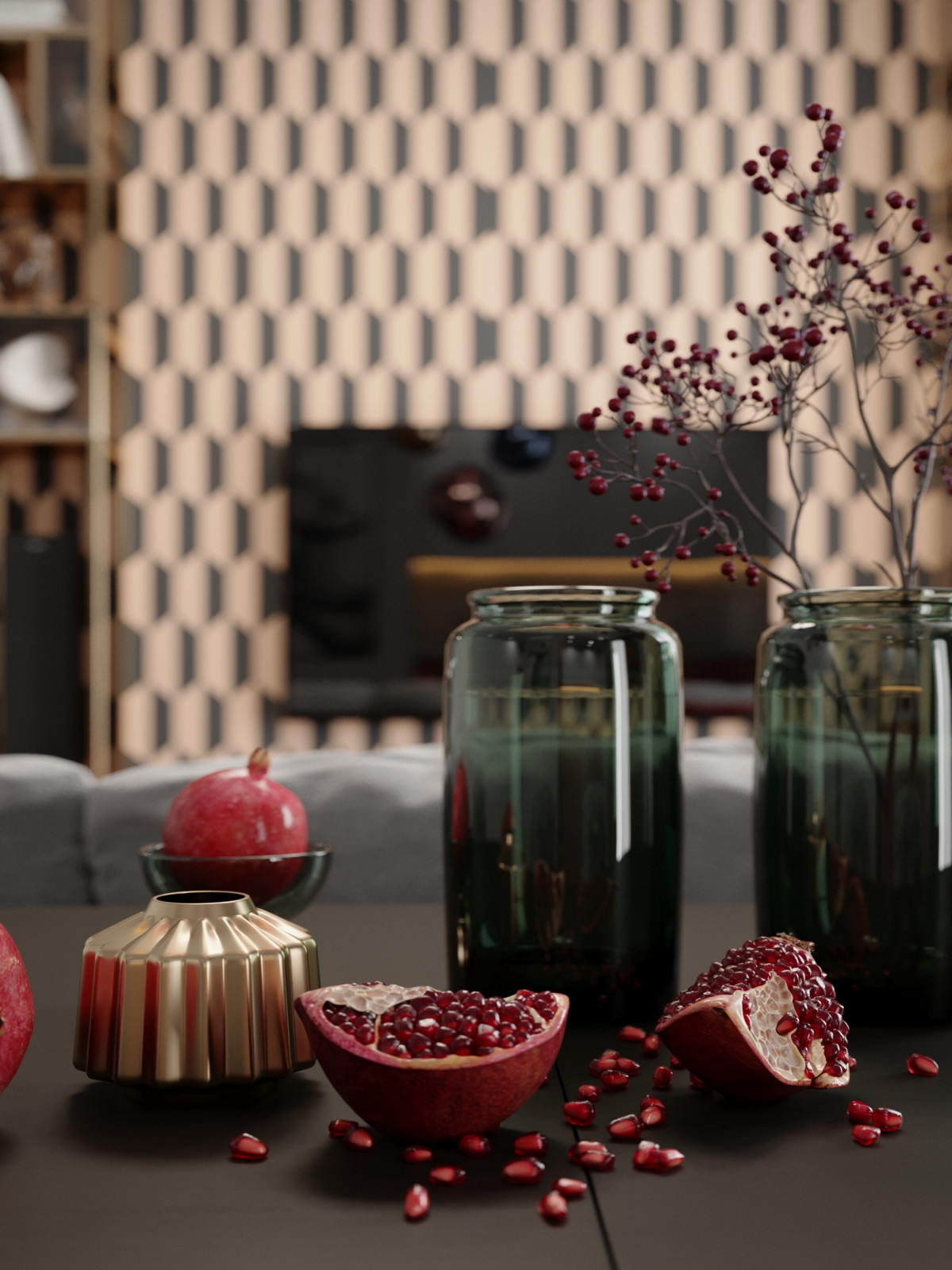 Квартира с ярким характером 120м2