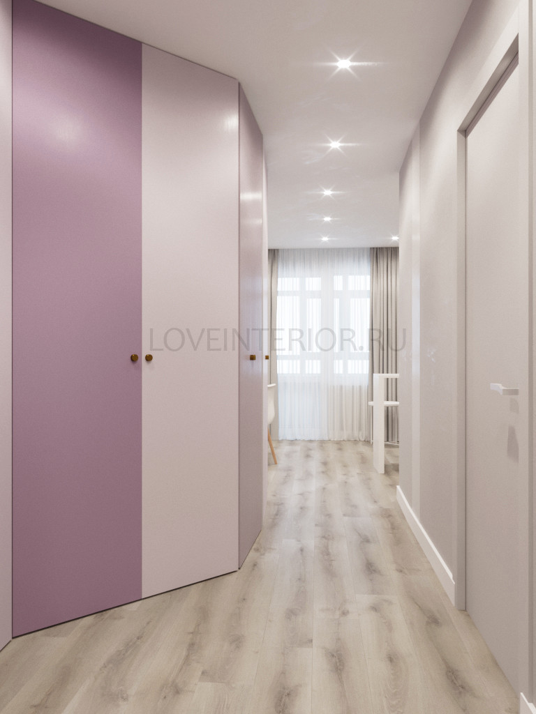 Квартира-студия для молодой девушки