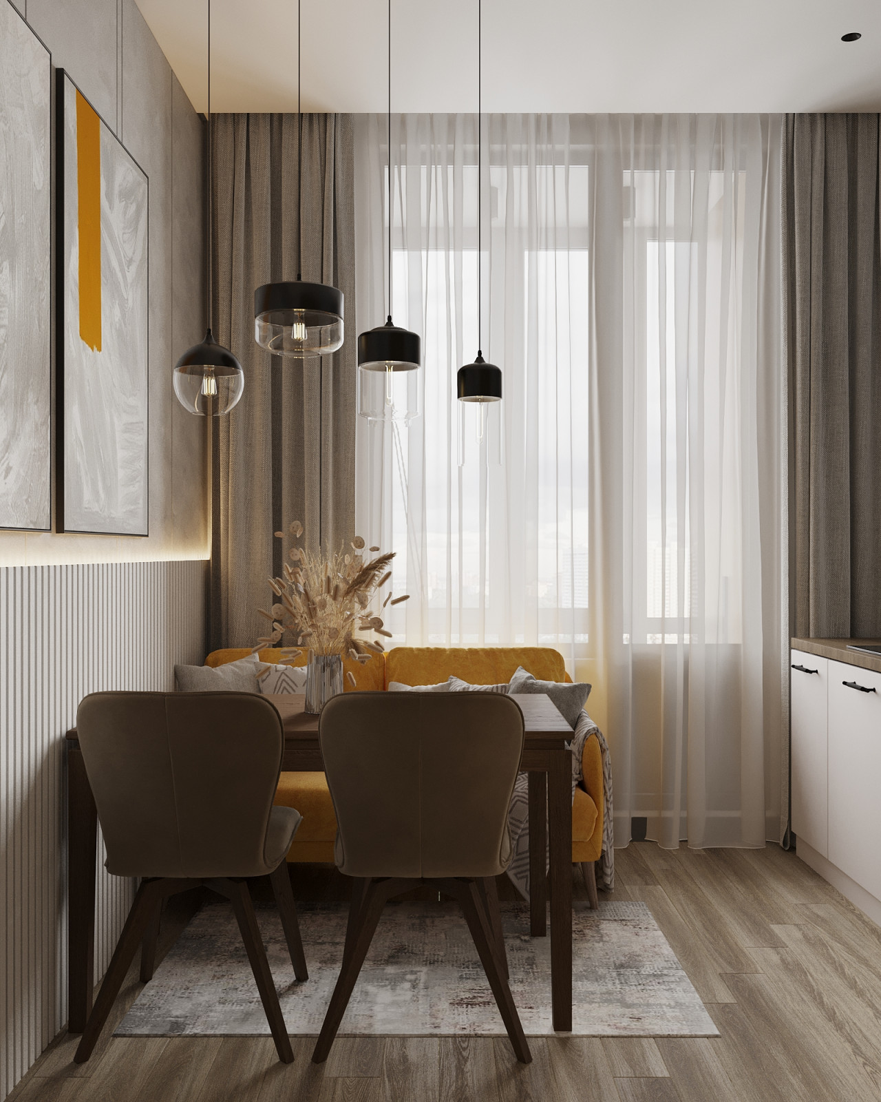 Дизайн 2к квартиры в ЖК Светлана