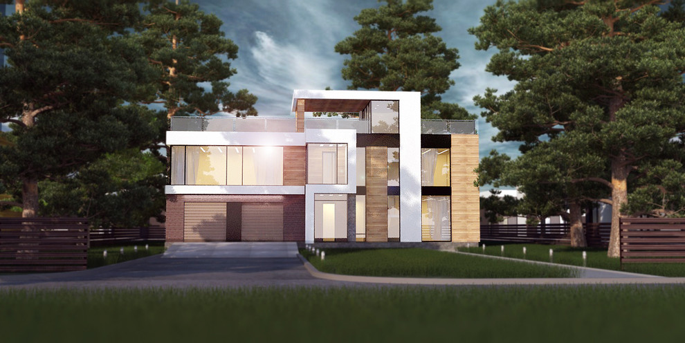 Обложка проекта: Дом для одной семьи в пос. Новая Европа