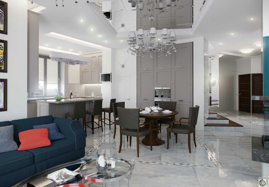 Дизайн интерьера гостинной