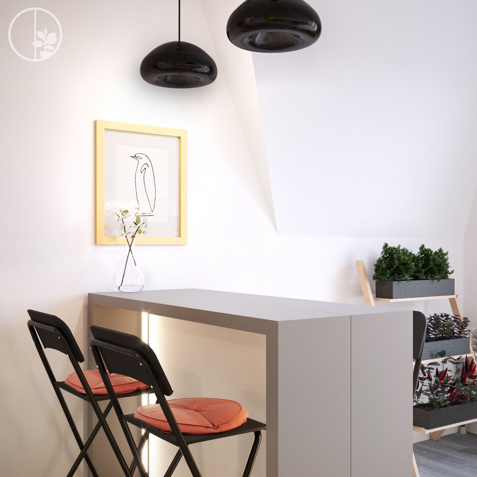 Квартира на мансардном этаже ЖК "пригородный простор"