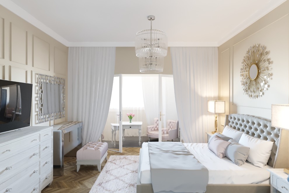 Обложка проекта: Спальня в стиле современная классика