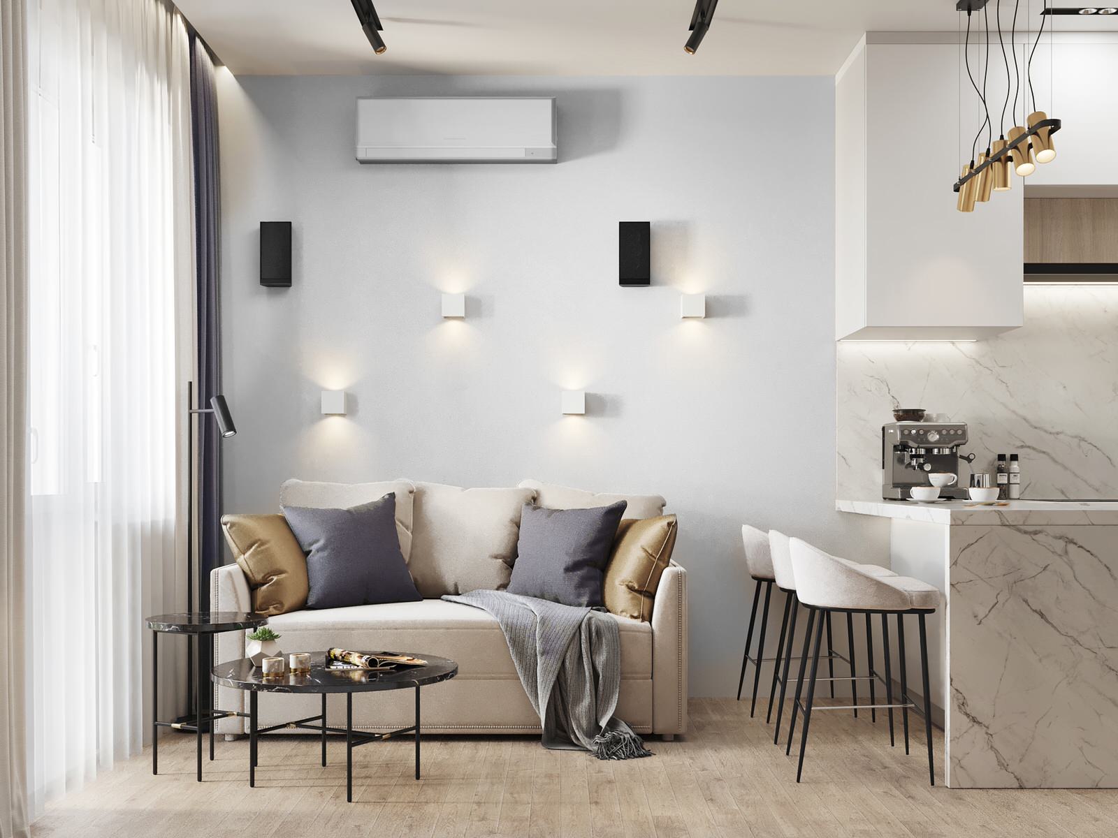 Квартира для молодой семьи с ребенком 80м2