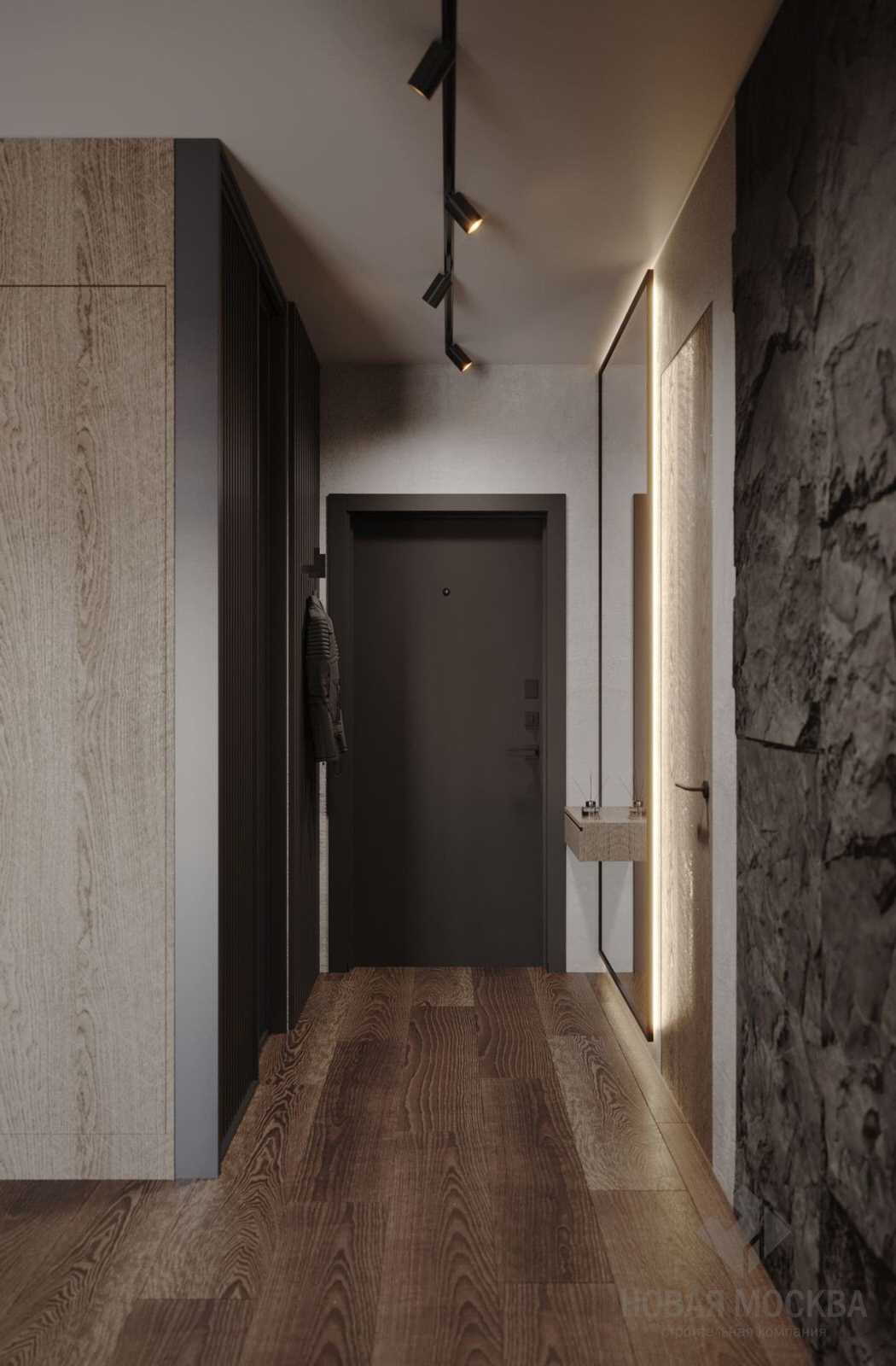 Дизайн-проект однокомнатной квартиры 42 кв.м в ЖК «Скандинавия»