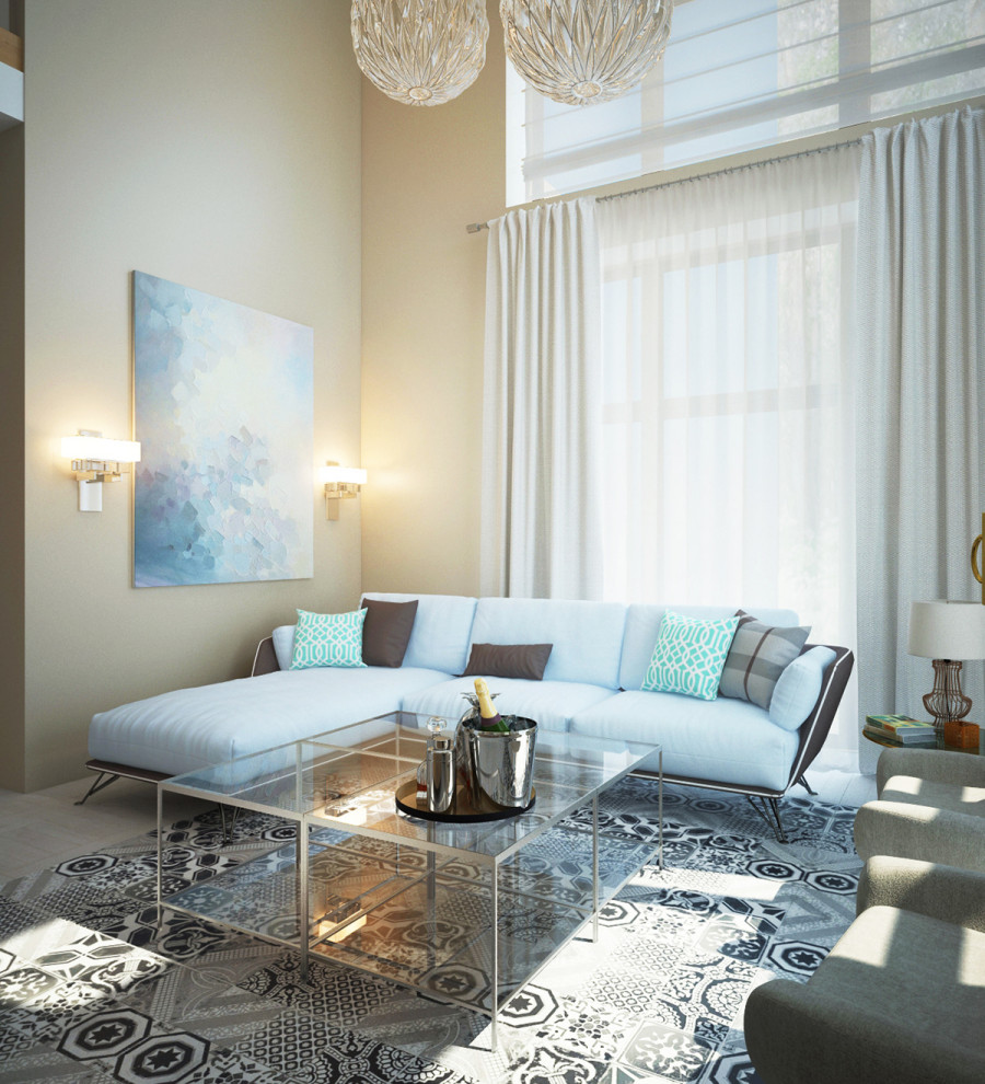 Проект двухэтажного загородного дома