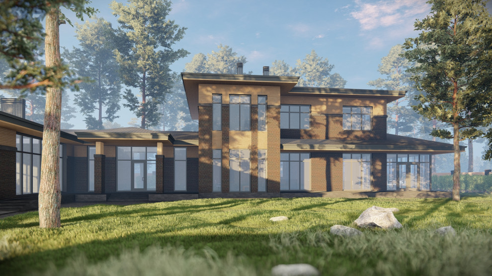 Коттедж с бассейном в Охтинском Парке