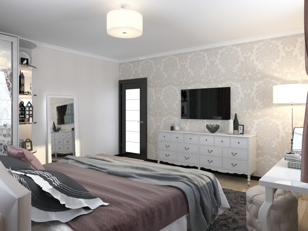 Проект двух комнат в коттедже