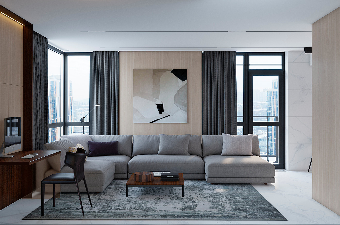 The circulation appartment