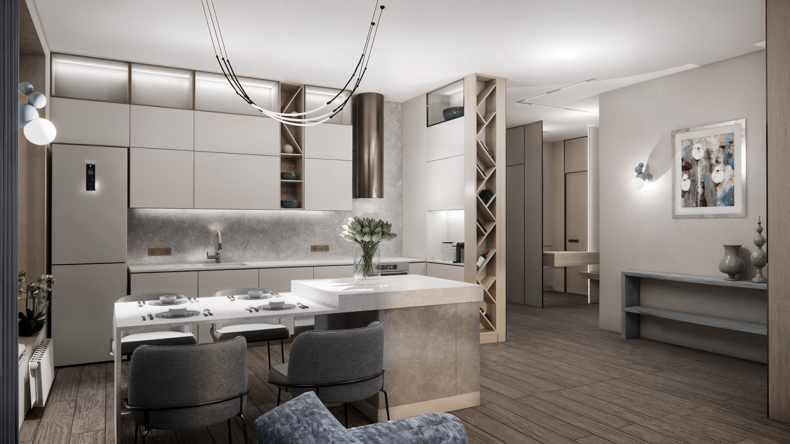 Варианты концепции дизайн-проекта квартиры