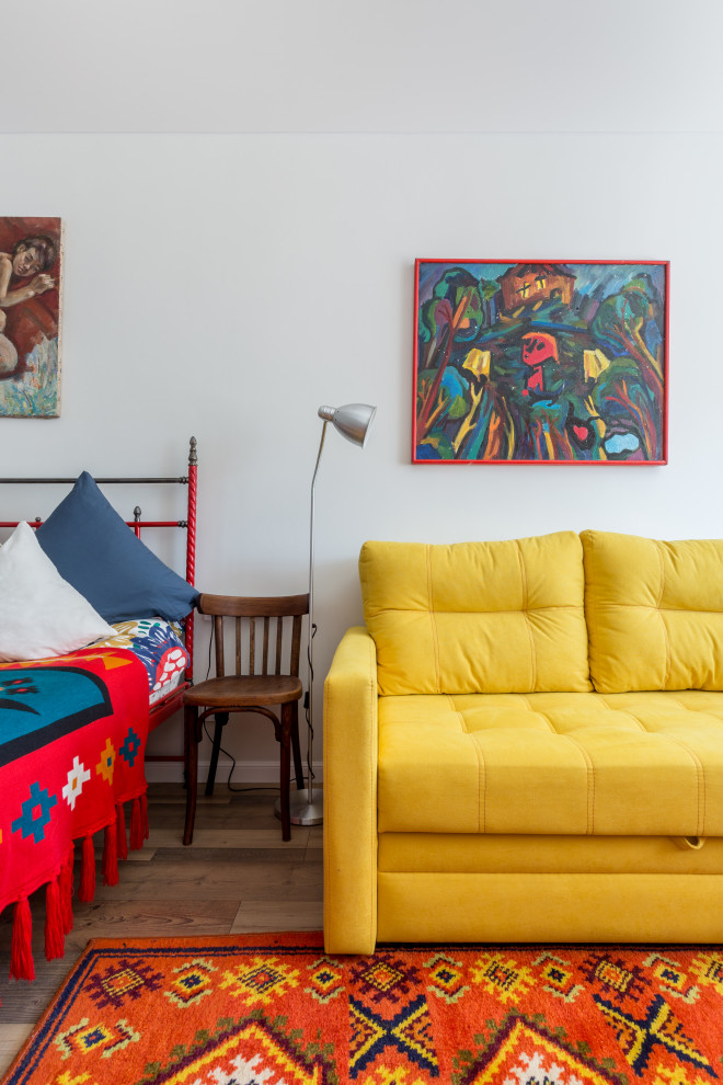 Этническая спальня-гостиная 18 кв.