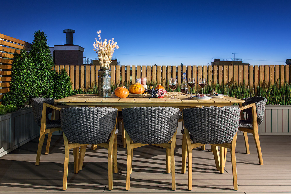 Терраса на крыше