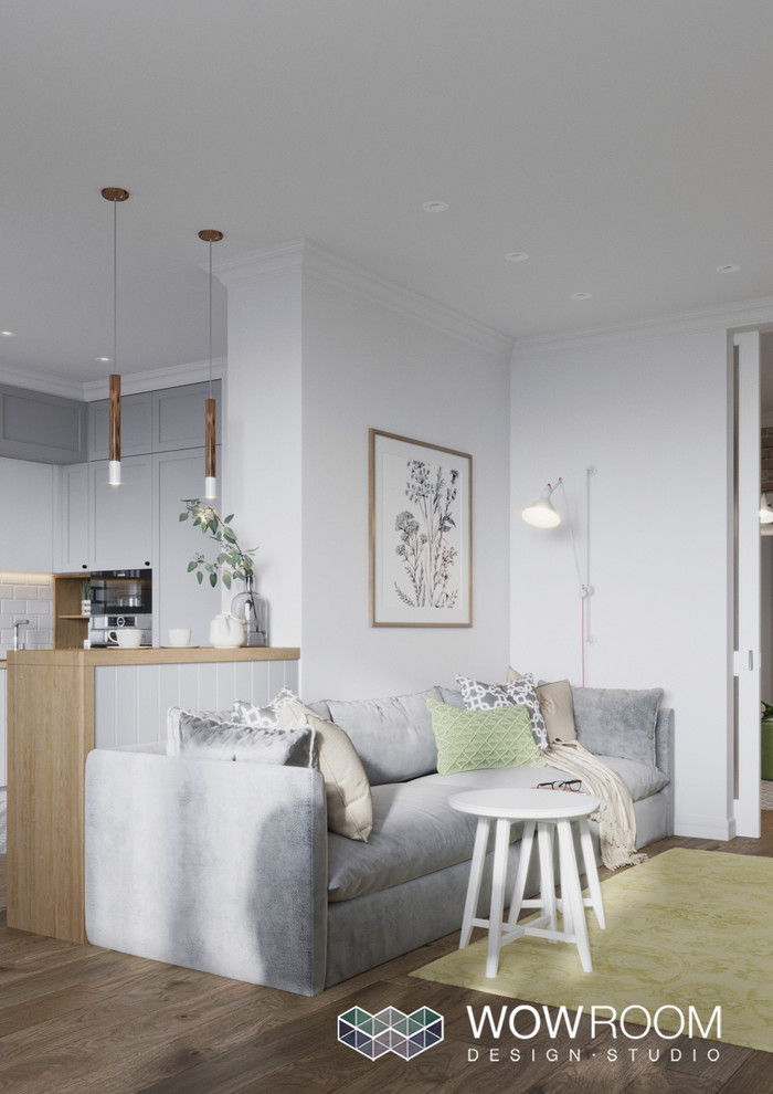 Трехкомнатная квартира в скандинавском стиле