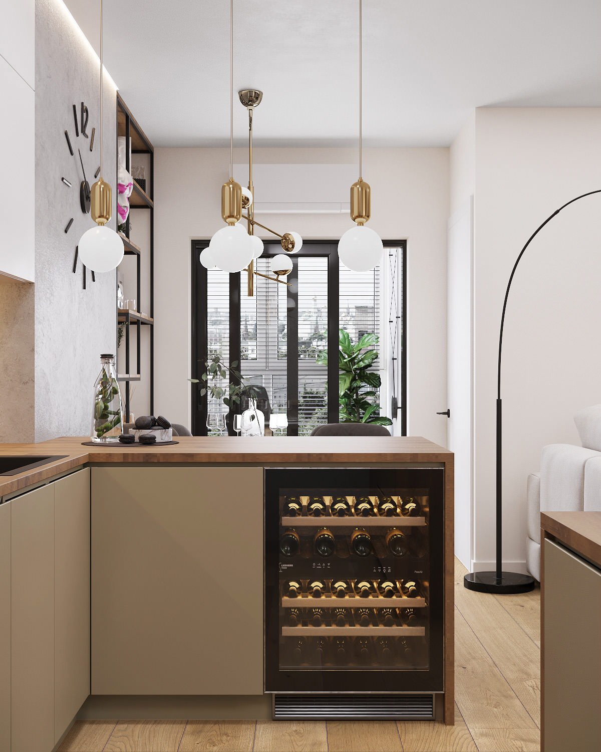 Современная квартира в ЖК "Флагман"