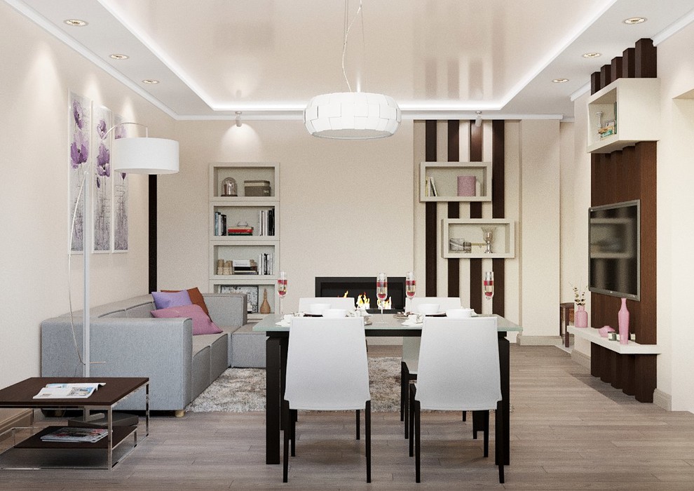 Обложка проекта: Квартира в современном стиле в светлых тонах