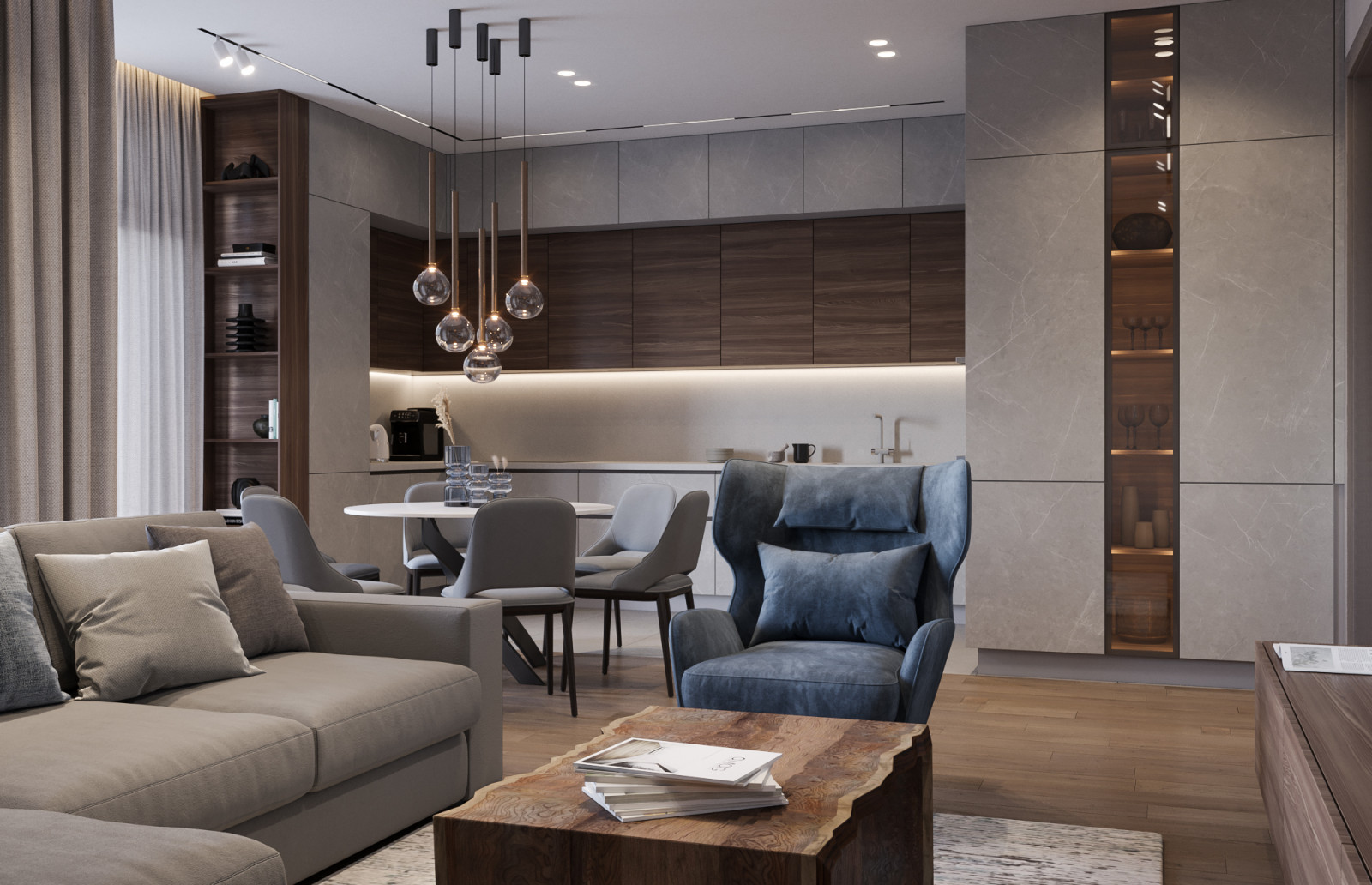 Обложка проекта: Дизайн-проект квартиры, ЖК "Зиларт"