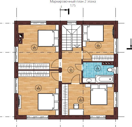 План 2-го этажа