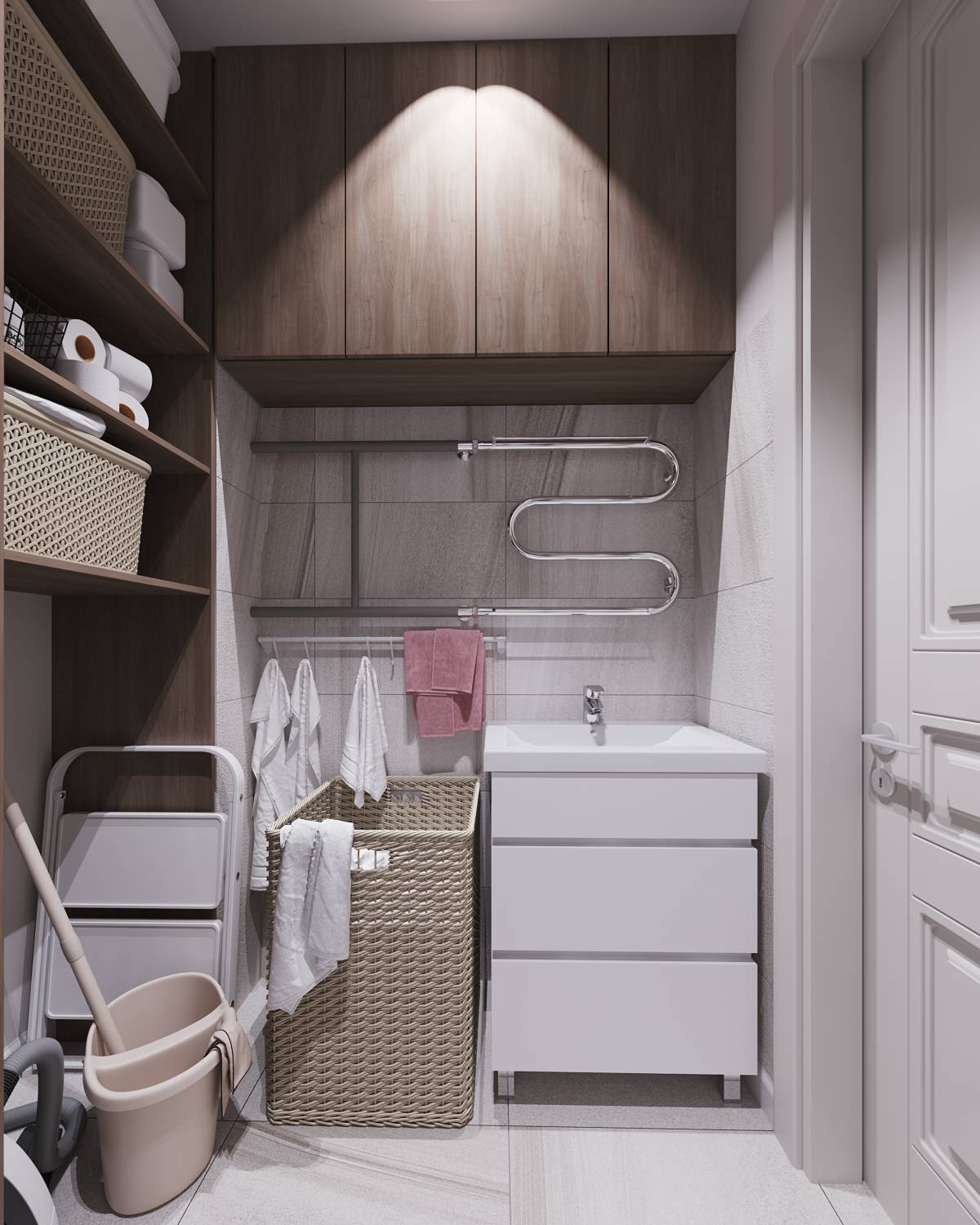 Колоритная квартира для семьи с двумя детьми (девочками)