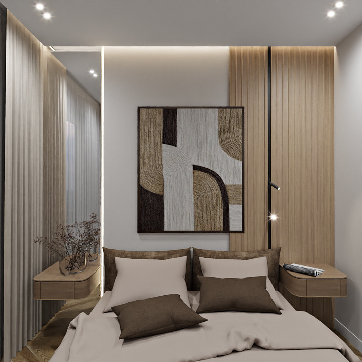 Квартира в бежевых тонах