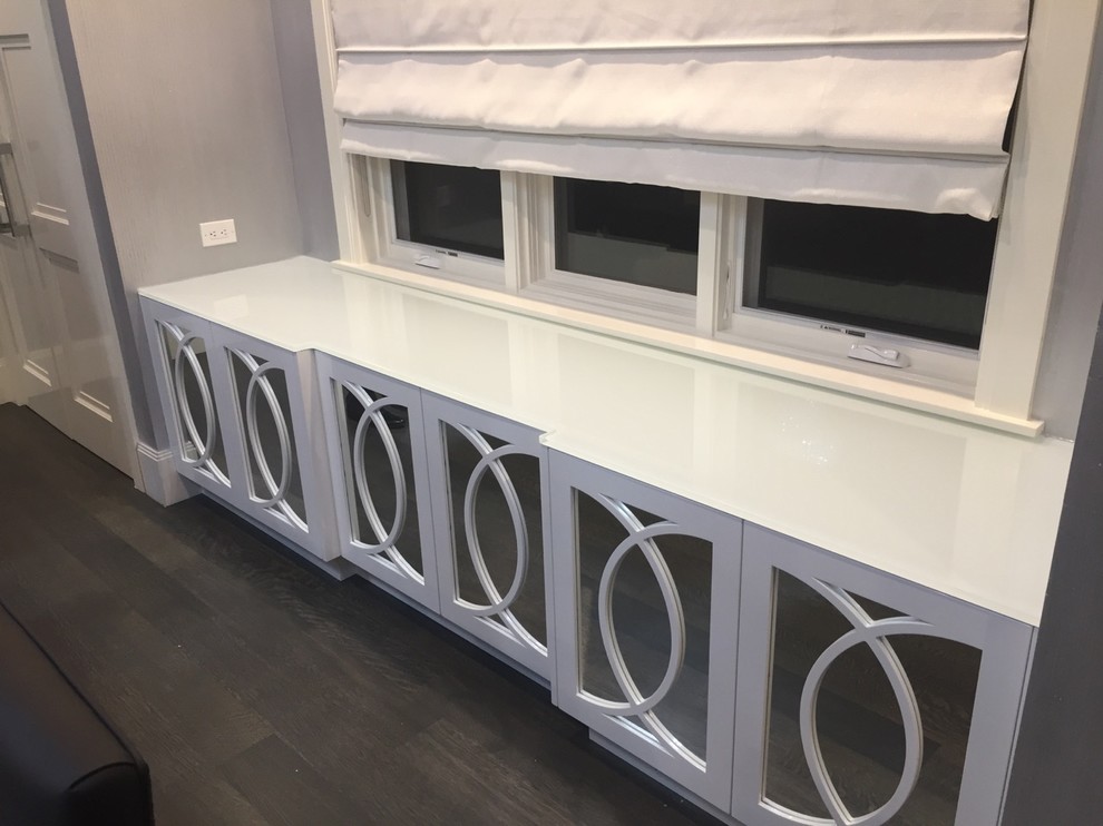 Backpainted glass table top