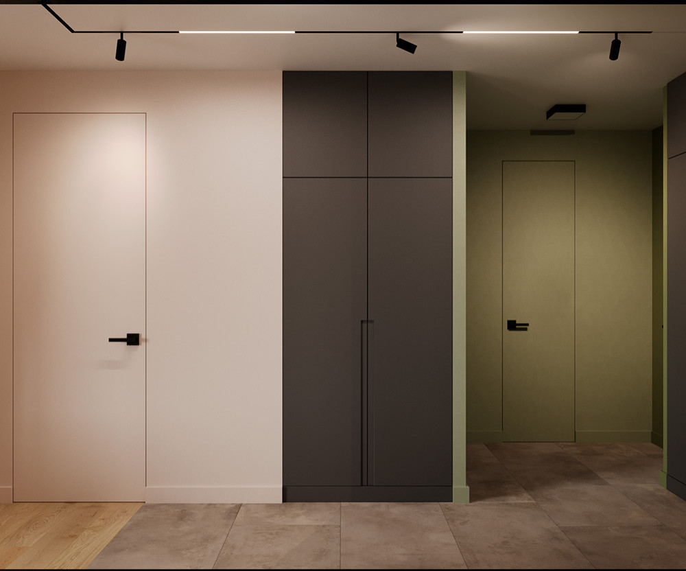 Евро трехкомнатная квартира в современном стиле ЖК Атмосфера