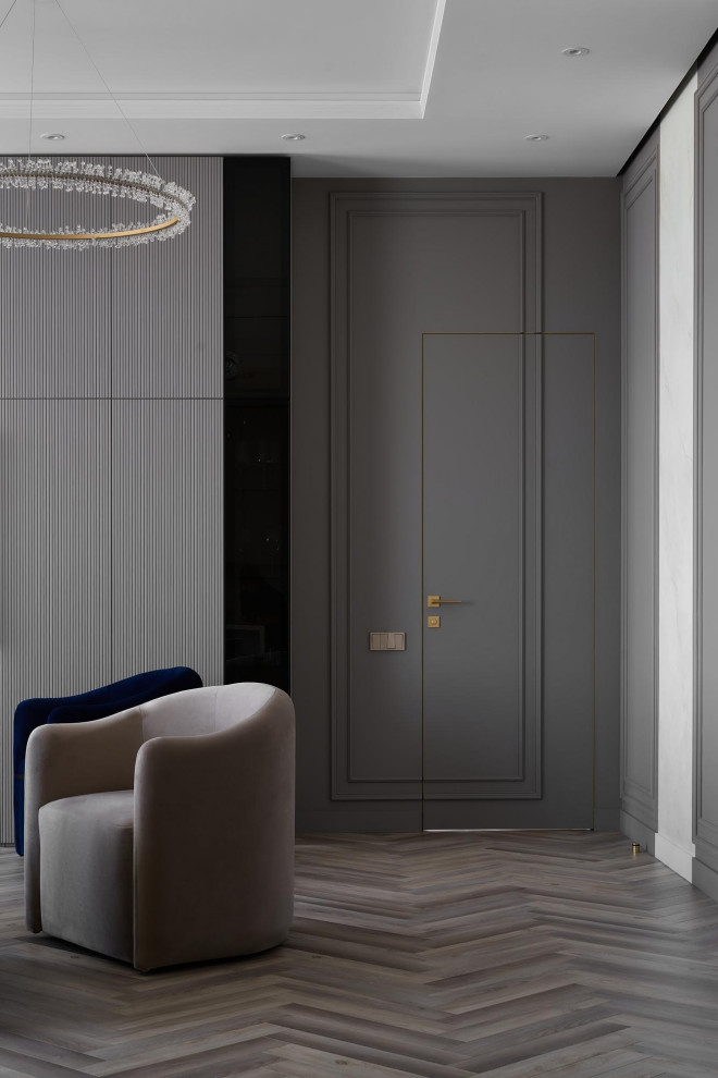 Дизайн проект квартиры 180м2  ЖК "Бульварный  переулок ". Гостиная