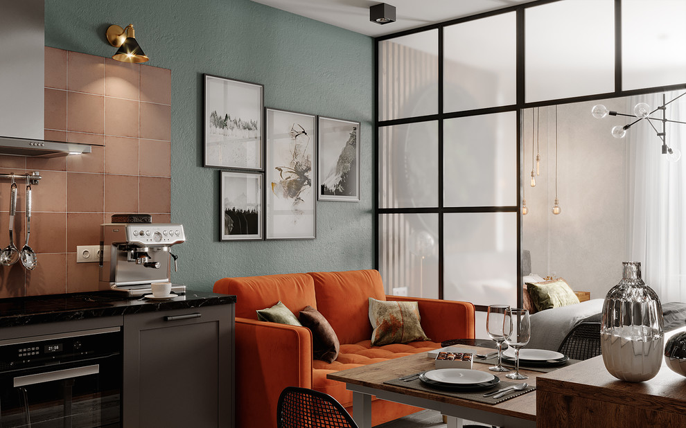 Уютный loft для маленькой квартиры-студии.