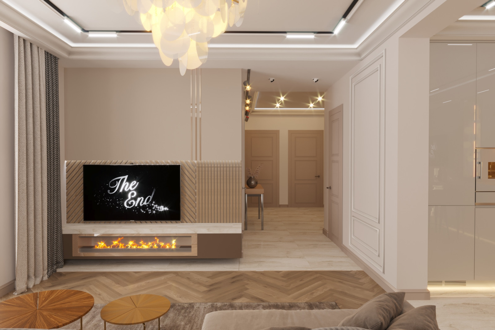 Квартира неоклассика 140м2 г.Новосибирск