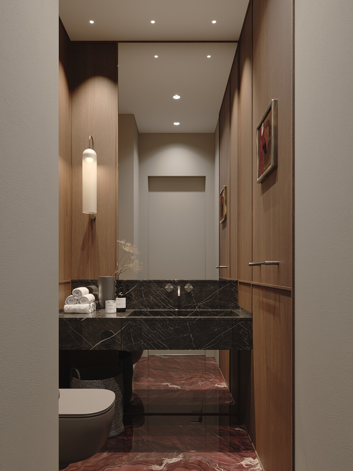 Яркая квартира с баром