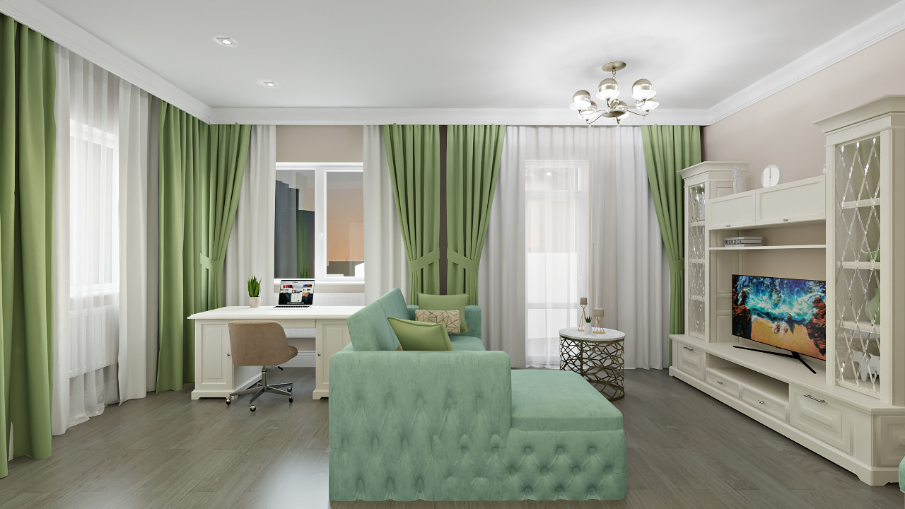 Неоклассика в 142 м2